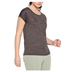 Women's Slim Fit Lightweight <b>Yoga</b> Gym Fitness Running T-Shirt New Design with Short Sleeves - Product Image 3