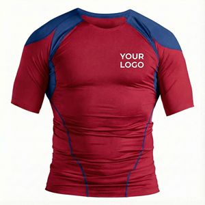 Rashguard de Artes Marciales Personalizado, Anti-UV, Transpirable, Ecológico, 100% Poliéster |   Ropa de Entrenamiento de BJJ y MMA |   Secado Rápido, Protección Solar UPF50+ - Product Image 1