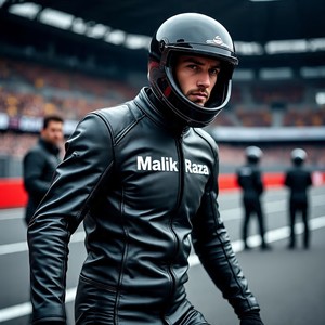 Combinaison en cuir de moto sur mesure de qualité supérieure pour hommes par Malik Raza | Haute qualité | Fabriqué à la main avec des options personnalisées - Product Image 3