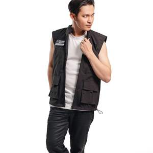 À la mode unisexe sans manches utilitaire Style gilet Streetwear veste pour accessoires de mode décontractés - Product Image 1