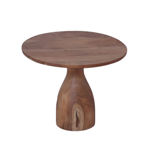 Mesa de centro de madera maciza para uso doméstico y hotelero con forma de seta, mesa auxiliar, muebles portátiles para sala de estar, muebles decorativos - Product Image 1