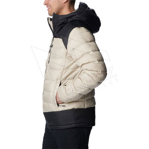 Veste matelassée à capuche imperméable et respirante pour homme, personnalisable en gros (OEM), avec poches, rembourrage 100 % polyester, décontractée, hiver - Product Image 3