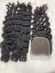 ผมต่อจากเวียดนามเวียดนามเรียงตามแนวหนังกำพร้าส่งโดยตรงผ่าน DHL FedEx UPS-ลอนผมตรงหยิกเป็นลอนคลื่นรัสเซีย - Product Image 6