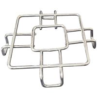 Edelstahl-Untersetzer Runder Dampfgarer-Halter für Küche Hitzebeständiger Heißplatten-Tellerhalter