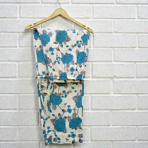 Robe décontractée pour femmes 2025, robe à manches trois quarts, imprimé floral indien, coton imprimé, pyjama pour l'été, vêtements décontractés - Product Image 3