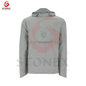 Sweat à capuche à manches longues pour hommes, couleur personnalisée, protection solaire pour l'extérieur, polyester et bambou - Product Image 3