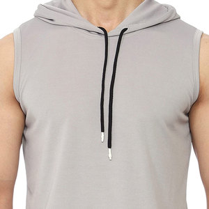 Hoodie sans manches pour homme, hiver, gym, fitness, musculation, haute qualité, 100% coton, coupe-vent, respirant, hip hop - Product Image 6
