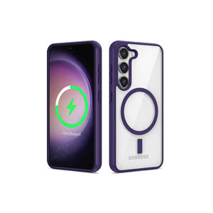 Coque en silicone compatible MagSafe pour Samsung Galaxy S23 Plus, nouvelle conception Netzy, compatible avec la recharge sans fil - Product Image 1