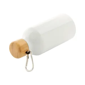 Borraccia Personalizzata in Alluminio e Bambù Monbo, Gadget Promozionale per Bevande - Product Image 5