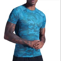 High Street Style coton respirant coupe ajustée à manches courtes t-shirts hommes été T-shirts couleur unie Sublimation imprimé conception
