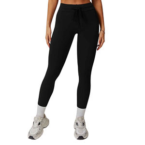 Custom Women's Fitness <b>Leggings</b> Seamless Solid <b>Pattern</b> Yoga Gym Activewear for Running or Daily Wear Summer Use - Product Image 6