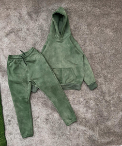 ชุดกีฬาเทคฟลีซทรงบ็อกซี่ฟิต ปี 2026 สำหรับผู้ชาย ชุดวอร์มทรงสลิมฟิต ชุดออกกำลังกายแบบกำหนดเอง ชุดวิ่ง 2 ชิ้น ชุดวอร์มฤดูหนาว - Product Image 5