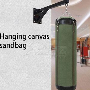 กระสอบทรายหนังแท้แบบหนาพิเศษสำหรับทุกเพศ บรรจุทราย 75 ปอนด์ สำหรับฝึกศิลปะการต่อสู้และฟิตเนส - เสริมสร้างความแข็งแกร่งและความทนทาน - Product Image 2