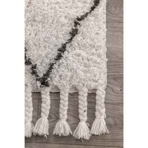 Alfombra Rectangular de Pelo Largo, Lana de Nueva Zelanda, Hecha a Mano, Estilo Moderno, Resistente a las Manchas y Antideslizante, Antibacteriana, para Uso Doméstico - Product Image 3