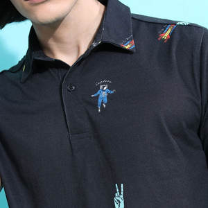 Camiseta de polo occidental de ajuste Regular de estilo bolsillo izquierdo Aspecto atractivo Entrega rápida Diseño personalizado Camiseta de polo para hombre - Product Image 6
