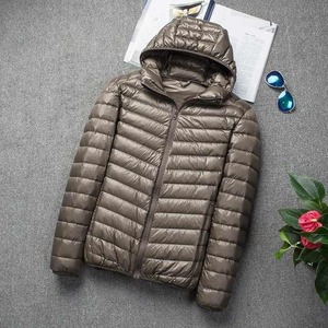 แจ็กเก็ตขนห่านกันลมสำหรับผู้ชาย, แจ็กเก็ตขนเป็ดน้ำหนักเบาใส่สบายเหมาะสำหรับใส่ให้ความอบอุ่นในฤดูหนาว - Product Image 3