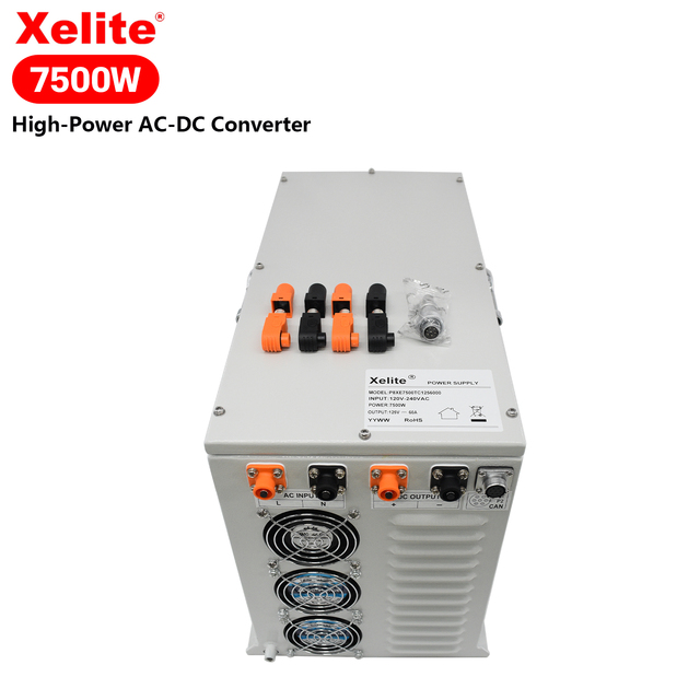 7500W High Precision Power Supply Charging Power Source Constant Voltage SMPS High Current Industrial Battery Charger 60A