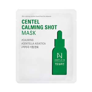 Masque en tissu Ampoule & Centel Calming Shot Vegan Herbal Hydratant, Raffermissant, Éclaircissant et Anti-âge 25ml - Product Image 2