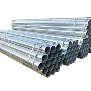 Tubería <span class=keywords><strong>de</strong></span> Acero <span class=keywords><strong>Galvanizado</strong></span> por Inmersión en Caliente, Tamaño del <span class=keywords><strong>Tubo</strong></span> GI 1/2 3/4 1 2 3 4 6 <span class=keywords><strong>Pulgadas</strong></span>, ASTM A53 Bs1387 API 5L para Construcción, Agua y Gas - Product Image 1