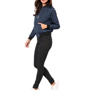 Nouveau dernier style de veste bombardier pour femmes à vendre couleur unie et matériau à séchage rapide fabriqué vestes bombardier pour femmes vêtements de rue - Product Image 6
