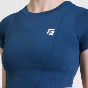 Align Fitness Crop <b>Top</b> in Teal - Product Image 6