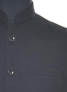 เสื้อกั๊กสีดำคุณภาพพรีเมียมสำหรับผู้ชาย เหมาะสำหรับงานแต่งงาน งานองค์กร งานสังคม และงานเฉลิมฉลอง  มีจำหน่าย - Product Image 2