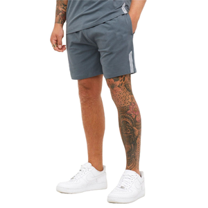 กางเกงขาสั้นผู้ชายผ้าฝ้าย100% ยืดได้กางเกงขาสั้นลำลองออกแบบได้สีพื้นมีสินค้าแบบกำหนดขนาดได้เอง - Product Image 3