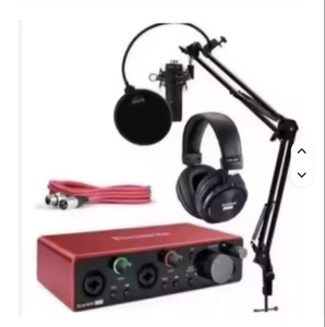 Tarjetas de sonido USB con interfaz de audio profesional auténtica para transmisión en vivo, completamente nuevas en caja. - Product Image 1