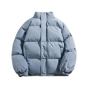 เสื้อแจ็คเก็ตบุนวมทรงโอเวอร์ไซส์สำหรับผู้ชาย ออกแบบโลโก้ตามสั่ง ขายส่ง พร้อมปักโลโก้ตามต้องการ เสื้อแจ็คเก็ตพัฟเฟอร์สตรีทแวร์สำหรับฤดูหนาว - Product Image 1
