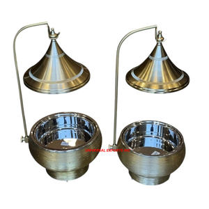 Hotpot de acero martillado, cazuela de diseñador hecha a mano de alta calidad, forma redonda, nuevo calentador de alimentos de Metal de lujo - Product Image 2