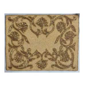 Hot Selling Glass Beaded <b>Place</b> <b>Mat</b> Handmade Glass Beaded Charger Plate Coffee <b>Table</b> Beaded <b>Mat</b> Dinning <b>Table</b> <b>Place</b> <b>Mat</b> - Product Image 2