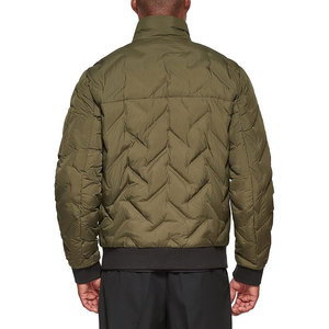 Men's Top-Selling <b>Quilted</b> Bomber Jacket Comfortable Breathable with Stand Collar <b>for</b> Winter Made in Pakistan - Product Image 4