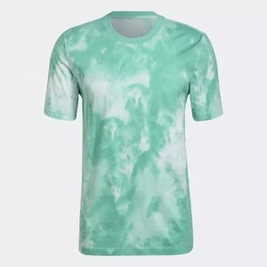 T-shirt vintage à manches courtes pour hommes, haut de qualité supérieure, surdimensionné, blanc, tie dye, personnalisé - Product Image 6