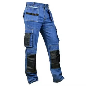 Hi Vis Pantalones DE TRABAJO Pantalones de construcción de seguridad Pantalones de seguridad resistentes al fuego para hombres - Product Image 4