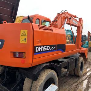 Excavadora de Ruedas <span class=keywords><strong>DOOSAN</strong></span> DH150 de 15 Toneladas, Usada, Componentes Originales, Rodamiento, Modelo 2023, Origen Corea, en Stock para la Venta - Product Image 1
