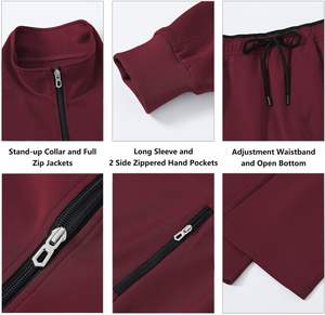 Vêtements de sport d'été sur mesure pour hommes, nouveau design, survêtement en polaire uni respirant et coupe ajustée pour adultes - Product Image 5