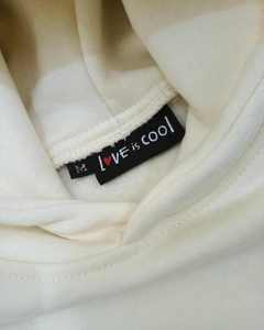 Pulls à capuche unisexes multicolores à imprimé bouffant, brodés, en molleton de coton épais, oversize, à épaules tombantes, pour l'hiver - Product Image 5