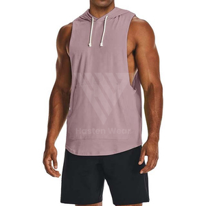 เสื้อฮู้ดการออกกำลังกายน้ำหนักเบาสำหรับยิมฟิตเนสเสื้อฮู้ดการออกกำลังกายสไตล์สตรีท OEM - Product Image 3