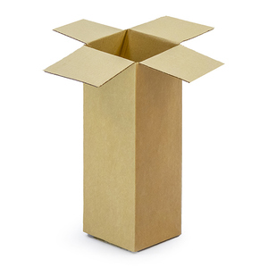 Single Wall Rigid Cardboard <b>Box</b> 150 X 120 X 365 mm Airplane Shape Glossy UV Laminated Recycled Corrugated 100% Recycled Material - Product Image 1