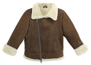 High-Style <b>Men's</b> Winter Biker <b>Jacket</b> Stand Windproof Breathable Personalised Natural <b>Sheepskin</b> High Quality Black Brown Leather - Product Image 2