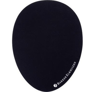 BakkerElkhuizen Egg Ergo Mousepad 23 X 0.2 X 30 cm <b>Black</b> Rubber/Polyester/Fabric 23 X 0.2 X 30 cm (W X H X D) - Product Image 1