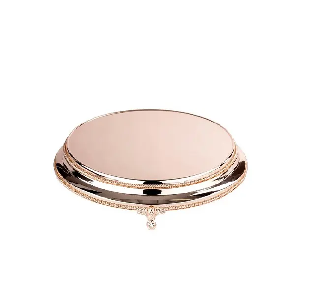 Best Selling Metal Cake Stands for Wedding Party Decoration New Design All Cake Stands Rose Gold Color For Birthday