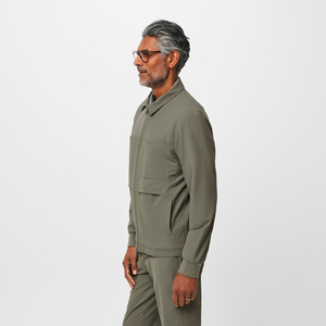 Stretch Scrubs Jacket Hospital Uniform Zip <b>Pocket</b> Scrubs Jackets - Product Image 2