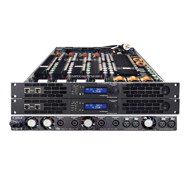 Built-in Germany ALLDSP 2ohm Stable 11000W RMS Manufacturer Amplifier Dj Audio Power Subwoofer Class d pa DSP Digital Amplifier