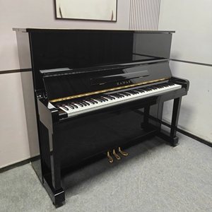 เปียโนตั้งพื้น KAWAI KU1 รุ่นดั้งเดิมจากญี่ปุ่น/รุ่นอัปเกรด สีดำเงา เสียงไพเราะ 88 คีย์ ราคาคุ้มค่า - Product Image 1