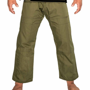 Uniforme de Karate Profesional de Artes Marciales de Color Sólido Chaqueta de Manga Larga Pantalones de Karate Traje de Boxeo Lucha Uniforme de Judo - Product Image 4