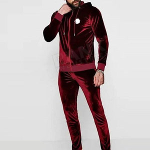 Luxury Designer <b>Men</b> <b>Velvet</b> Tracksuits Set Soft Premium Fabric Hoodie Pants 2 Piece Suits <b>Men</b> <b>Velvet</b> Tracksuits - Product Image 4