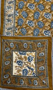 100% Cotton Hand <b>Block</b> Printed Single <b>Bed</b> Dohar Artisan Made Handmade Traditional Hand Crafted 100% Cotton Reversible Dohar - Product Image 3