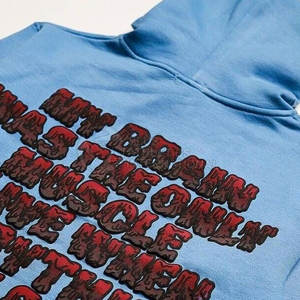 Sudadera con Capucha Personalizada de Algodón para Hombre, Estilo Casual, con Estampado Puff, en Venta 2026 - Product Image 4