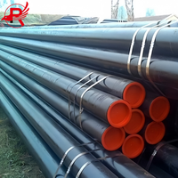 Tuyau rond en acier au carbone de haute qualité, grade A53, conforme aux normes ASTM et API, pour la forage pétrolier, longueur 6m, laminé à chaud, épaisseur 1-10mm, soudable